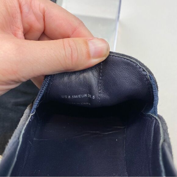 VINCE Garvey Suede Slip-on Mules Sneakers Black 38.5 - Picture 10 of 11